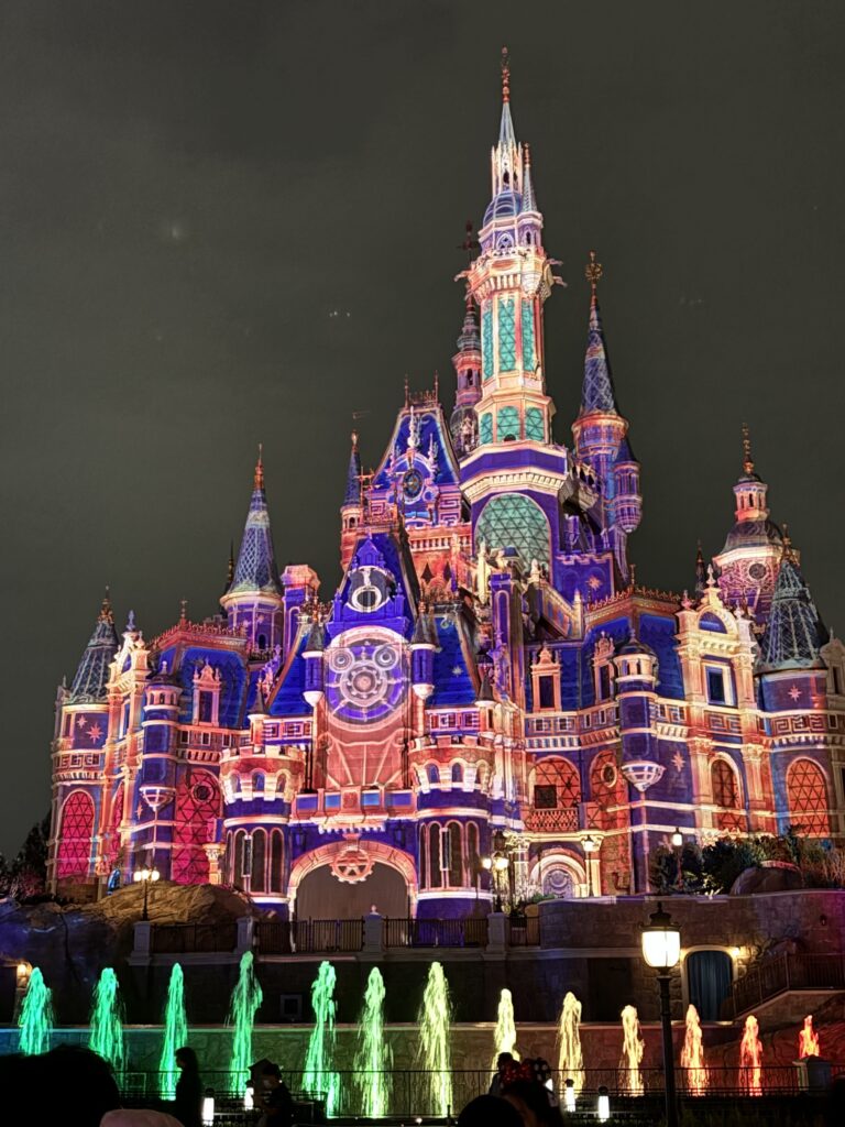 夜の城の見え方