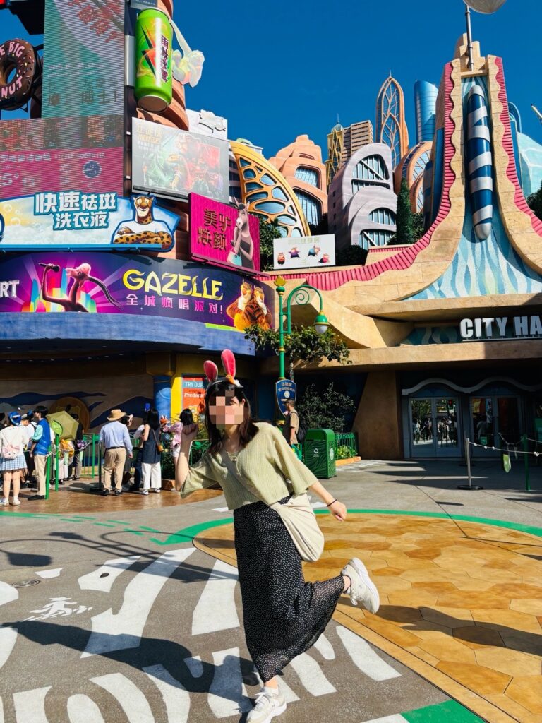 上海ディズニーの「ズートピア」エリア